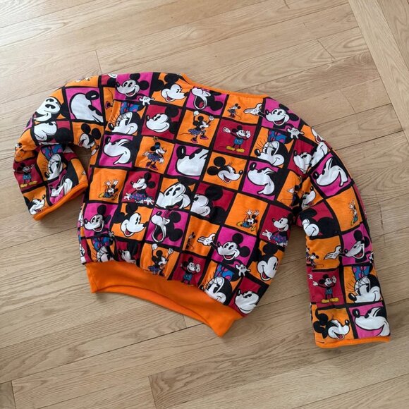 DonnKenny Mickey Mouse Minnie Disney Reversible Sweatshirt Vintage - Picture 6 of 9